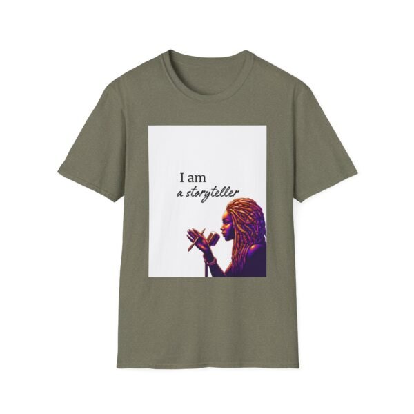 Empowering Storyteller T-Shirt, Unisex Softstyle Tee, Gift for Writers, Motivational Apparel, Casual Wear, Unique Graphic Tee - Image 5