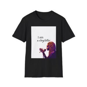 Empowering Storyteller T-Shirt, Unisex Softstyle Tee, Gift for Writers, Motivational Apparel, Casual Wear, Unique Graphic Tee