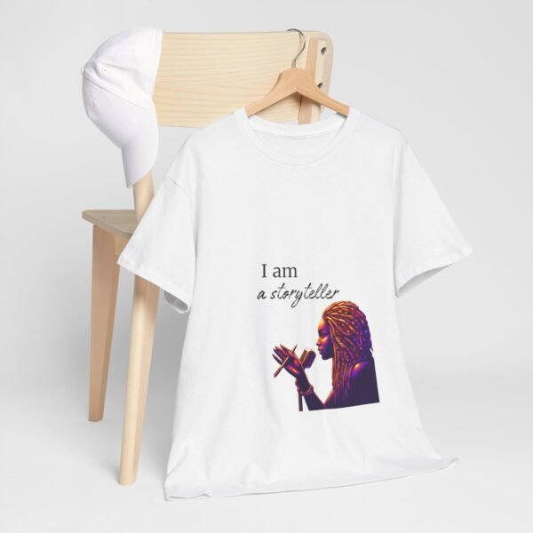 Storyteller Graphic Tee, Unisex Cotton T-Shirt, Unique Artistic Design Shirt, Perfect Gift for Creatives, Casual Wear, Great for [...] - Image 5