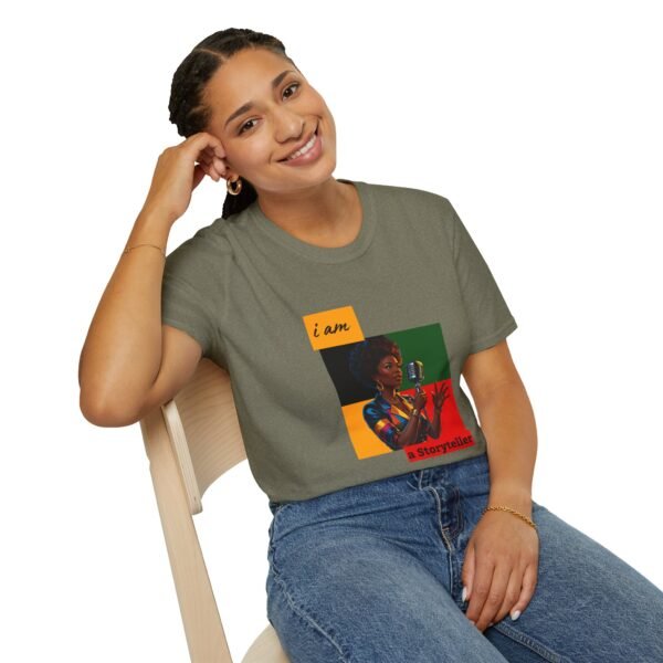 Unisex I Am a Storyteller T-Shirt | Creative Gift for Writers, Artists, Music Lovers, Inspirational Apparel, Casual Wear - Image 6