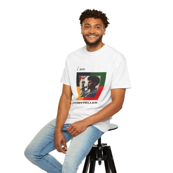 Empowering Storyteller T-Shirt | Unisex Garment-Dyed Tee for Artists, Writers, and Activists, Ideal for Celebrations, Artsy Gatherings - Image 3