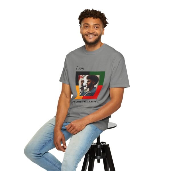 Empowering Storyteller T-Shirt | Unisex Garment-Dyed Tee for Artists, Writers, and Activists, Ideal for Celebrations, Artsy Gatherings - Image 6