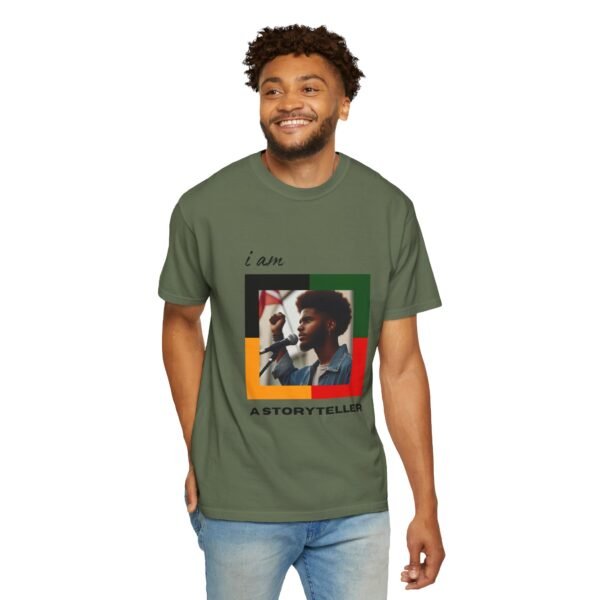 Empowering Storyteller T-Shirt | Unisex Garment-Dyed Tee for Artists, Writers, and Activists, Ideal for Celebrations, Artsy Gatherings - Image 8