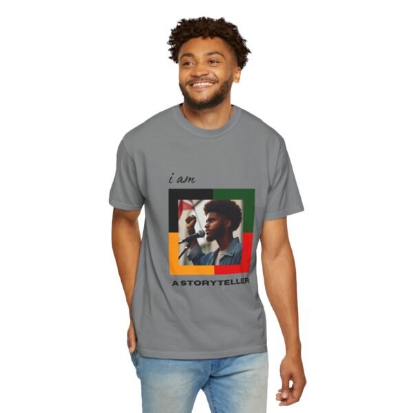 Empowering Storyteller T-Shirt | Unisex Garment-Dyed Tee for Artists, Writers, and Activists, Ideal for Celebrations, Artsy Gatherings - Image 4