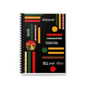 Inspiring Spiral Notebook - Empower, Transform, Tell Your Story | Motivational Journal, Gift for Writers, Students, Teachers, Black [...]