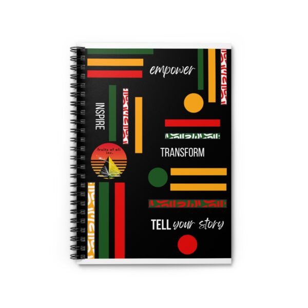 Inspiring Spiral Notebook - Empower, Transform, Tell Your Story | Motivational Journal, Gift for Writers, Students, Teachers, Black [...]