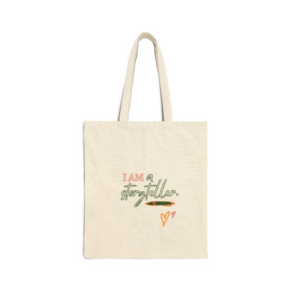 Storyteller Cotton Canvas Tote Bag, Reusable Shopping Bag, Gift for Readers, Eco-Friendly Tote, Beach Bag, Literary Gifts - Image 8