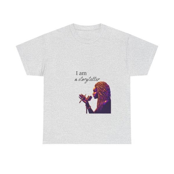 Storyteller Graphic Tee, Unisex Cotton T-Shirt, Unique Artistic Design Shirt, Perfect Gift for Creatives, Casual Wear, Great for [...] - Image 8
